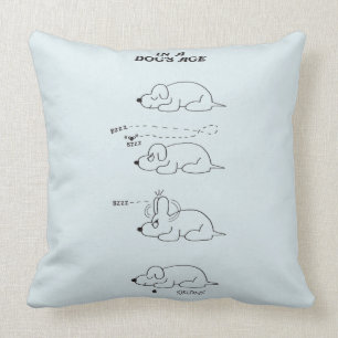 Coussin Dans l'âge d'un chien