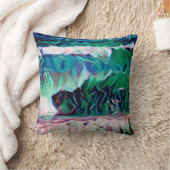 Coussin Dans l'art Abstrait des vagues (Couverture)