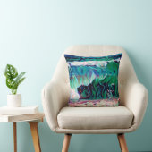 Coussin Dans l'art Abstrait des vagues (Chaise)