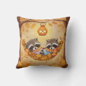 Coussin Dans le hamac, les Raccoons (Verso)