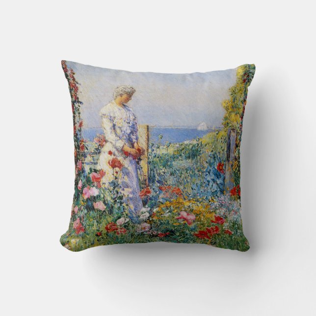 Coussin Dans Le Jardin (Recto)