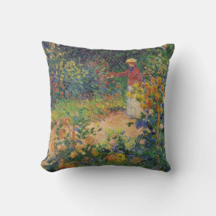 Coussin Dans le jardin, Monet