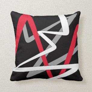 Coussin dans le style abstrait moderne