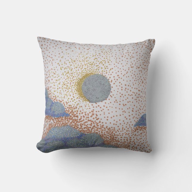 Coussin "Dans les nuages" (Recto)