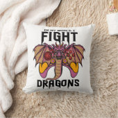 Coussin Dans Mon Monde, Je Lutte Contre Les Dragons (Couverture)