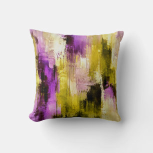 Coussin Danse à travers l'expressionnisme abstrait moderne