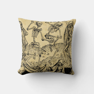 Coussin Danse De La Mort Par Michael Wolgemut 1493