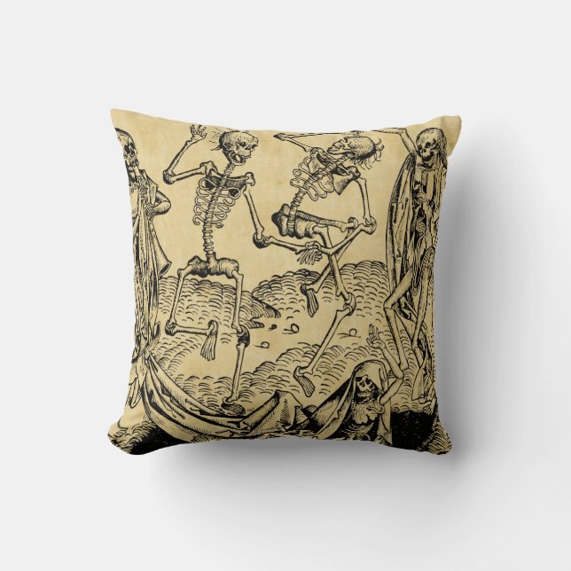 Coussin Danse De La Mort Par Michael Wolgemut 1493 (Recto)