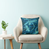 Coussin Danse de libellule Blue Tango (Chaise)