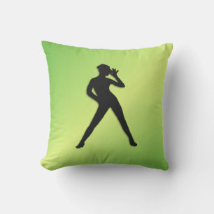 Coussin Danse moderne vert