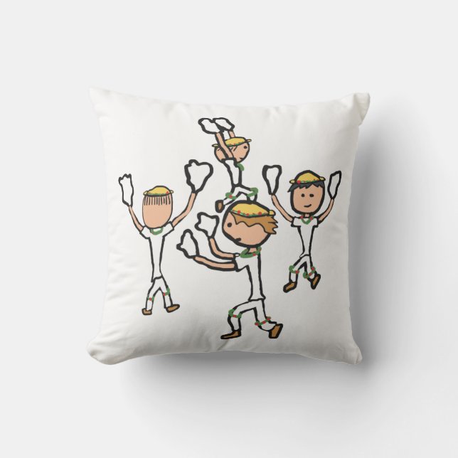 Coussin Danse Morris (Recto)
