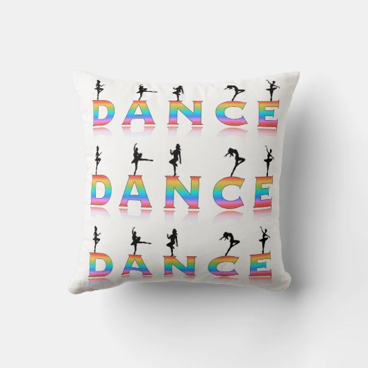 Coussin Danse, multicolore (Verso)