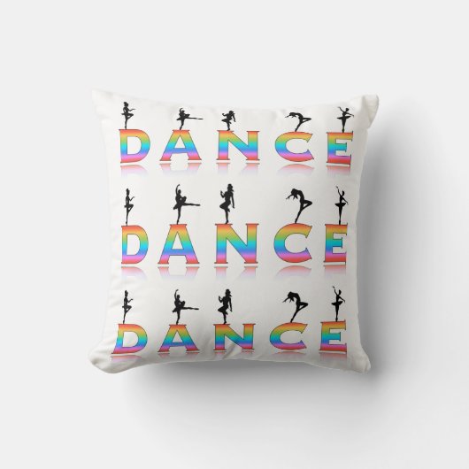 Coussin Danse, multicolore (Recto)