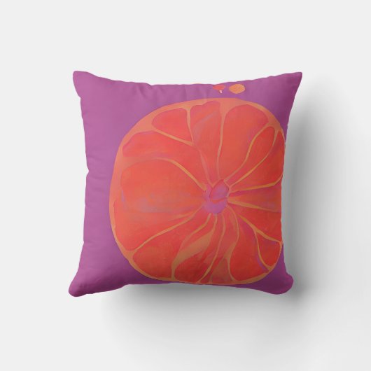 Coussin Danse Orange et Rose (Verso)