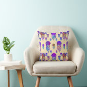 Coussin Danse sous-marine Rainbows soie (Chaise)