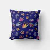Coussin Danser avec le Vent Minuit (Recto)