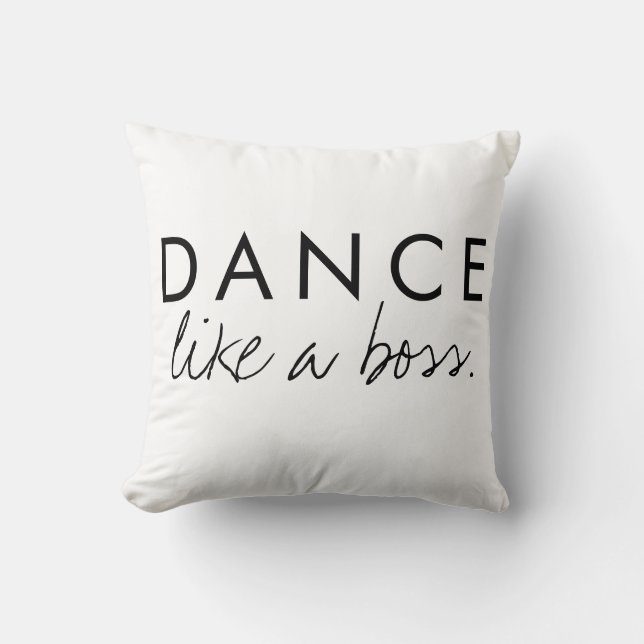 Coussin Danser comme un patron (Recto)