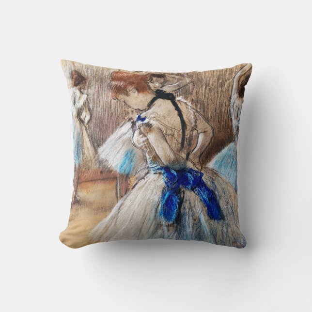 Coussin Danseur de ruban bleu, Edgar Degas (Recto)
