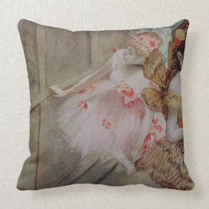 Coussin Danseur d'Edgar Degas   contre une étape plate,