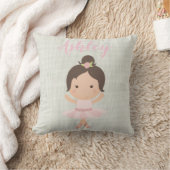 Coussin Danseur rose de chaussures d'orteil de ballet de (Couverture)