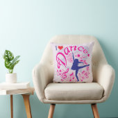 Coussin Danseurs, J'Aime La Danse, La Danse (Chaise)
