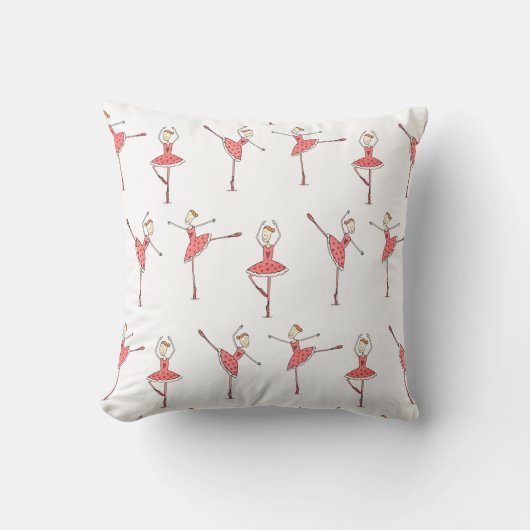 Coussin Danseuse de ballet Ballerine (Recto)