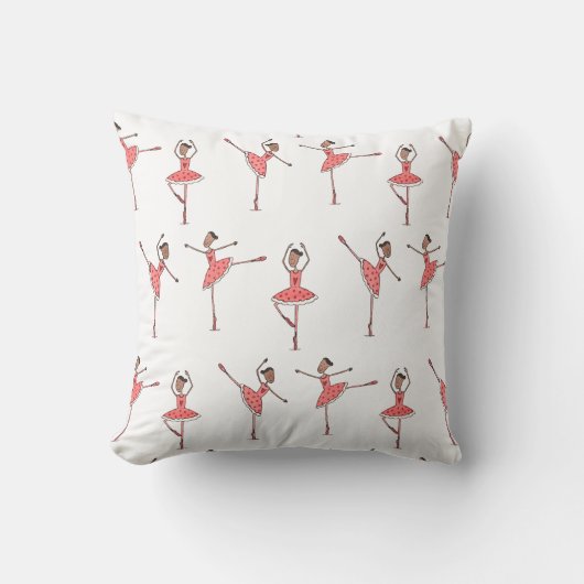 Coussin Danseuse de ballet Ballerine (Recto)