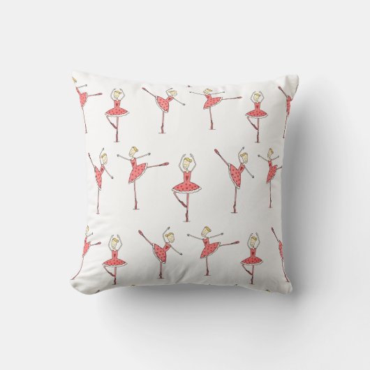 Coussin Danseuse de ballet Ballerine (Recto)