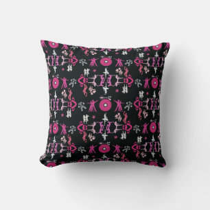 Coussin Danseuse rose Motif Décor Maison