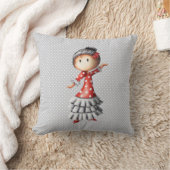 Coussin Danseuse Sévillane Mignonne (Couverture)