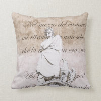 Dante Alighieri avec la comédie divine, vers