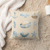 Coussin d'aquarelle marine (Couverture)