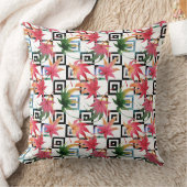 Coussin d'aquarelle réversible de chute de couleur (Couverture)