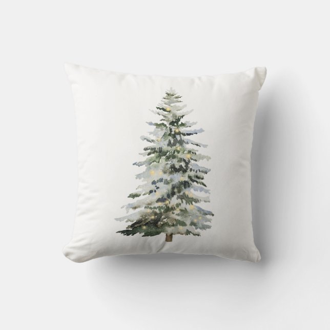 Coussin d'arbre de Noël Vintage (Recto)