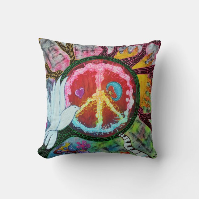 Coussin d'arbre de paix (Recto)