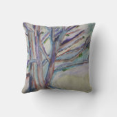 Coussin d'arbres Abstraits (Verso)