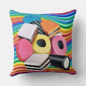 Coussin d'arc-en-ciel de sucrerie de réglisse (Verso)