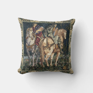 Coussin Dark Academia Tapestry Design Vintage