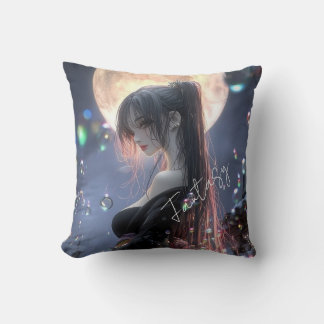 Coussin Dark fantasy girl / Aesthetic
