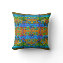 Coussin d'art d'amour d'océan par le deprise