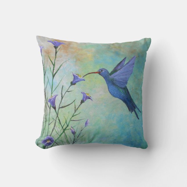 Coussin d'ART de colibri (Recto)