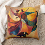 Coussin d'art de danse de couple africain (Couverture)