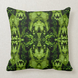 Coussin d'art de fractale de pierre gemme de