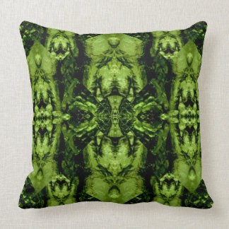 Coussin d'art de fractale de pierre gemme de