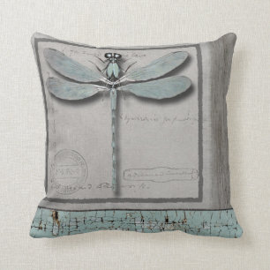 coussin d'art de la libellule, l'artiste Karen J W