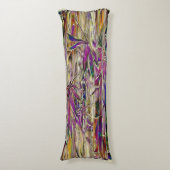 Coussin d'art original Bamboo (Devant (Vertical))