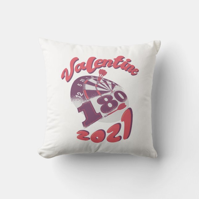 Coussin Darts est mon Valentin 2021 (Recto)