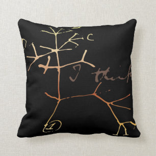 Coussin Darwin, je pense l'arbre à la vie