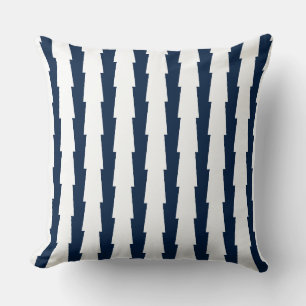 Coussin d'ascension à rayures blanches et marines