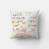 Coussin d'astrologie Zodiac enfant Aries (Recto)
